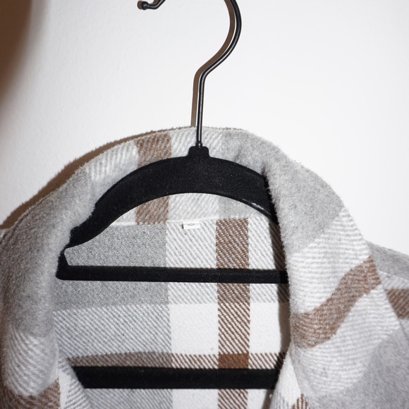 Grey Flannel Shacket - Picture 3 of 4